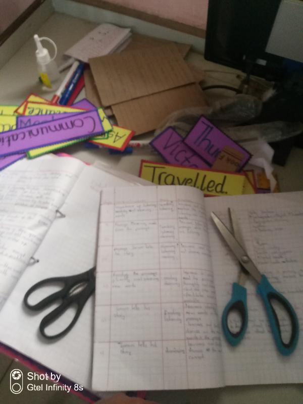 Research notes or classroom records